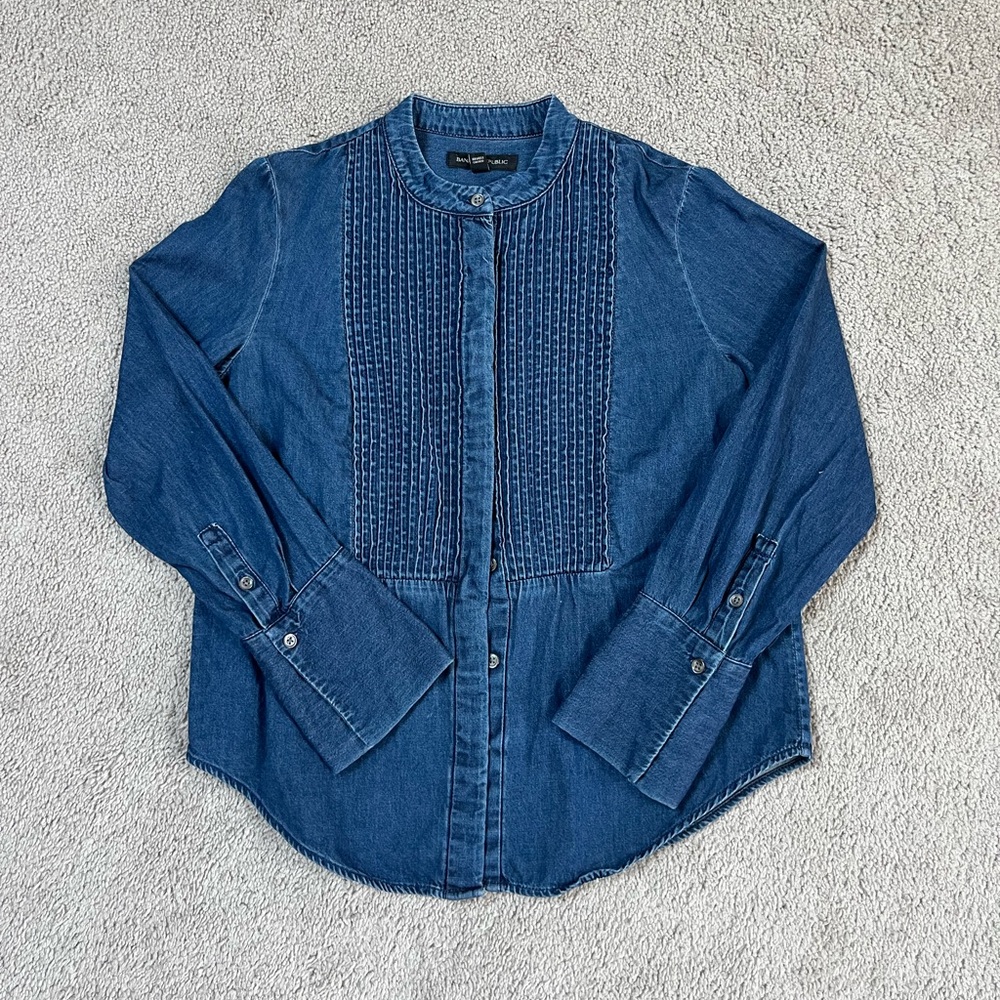 Banana Republic Denim Effect Button-Down